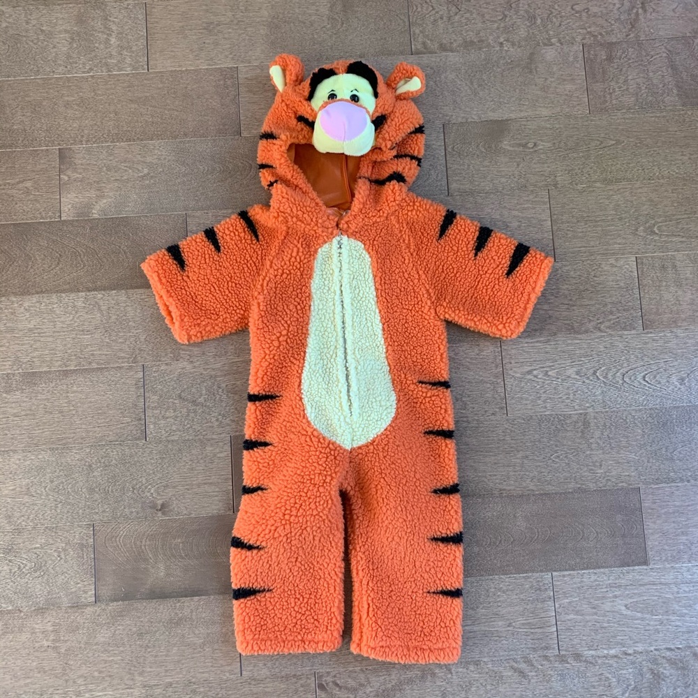 Nickelodeon Orange and Black Tigger Kids Costume